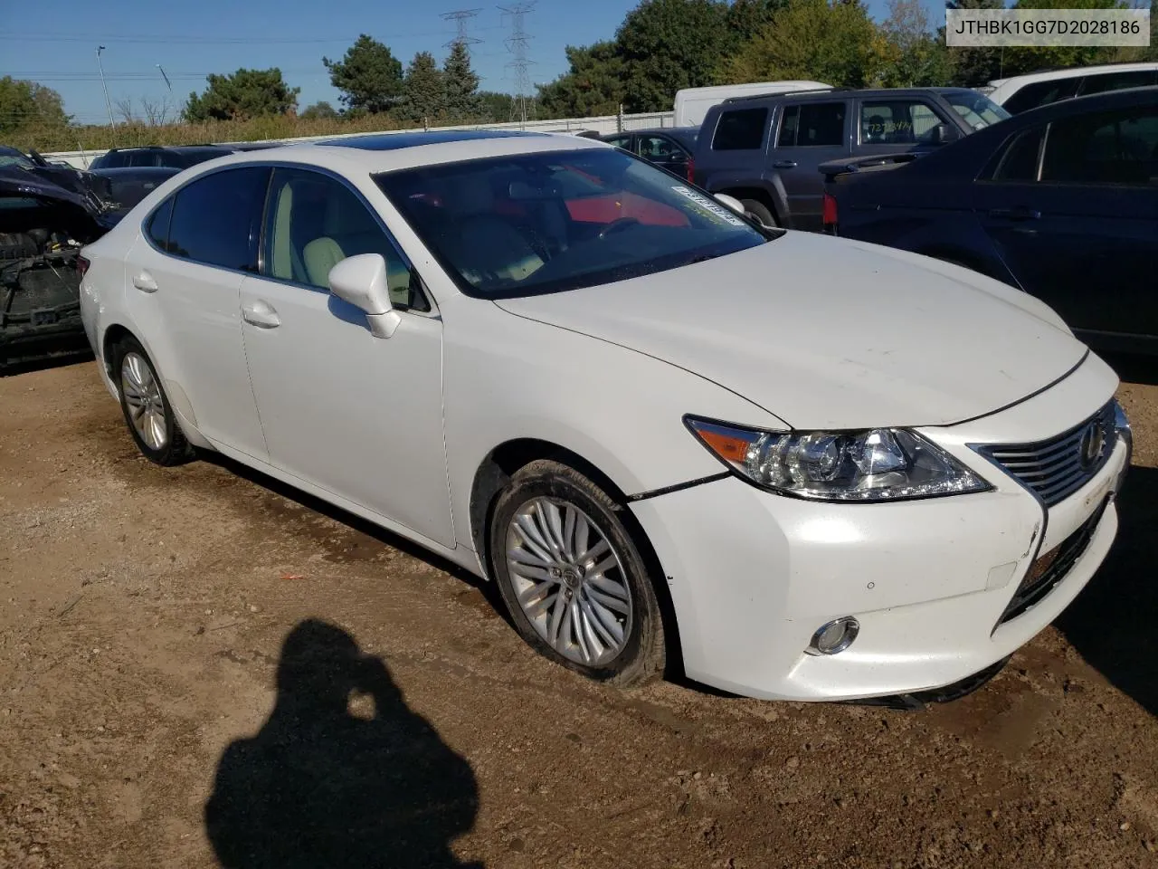 JTHBK1GG7D2028186 2013 Lexus Es 350