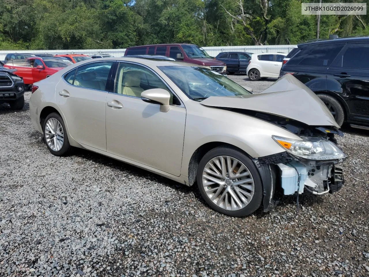 2013 Lexus Es 350 VIN: JTHBK1GG2D2026099 Lot: 73337104