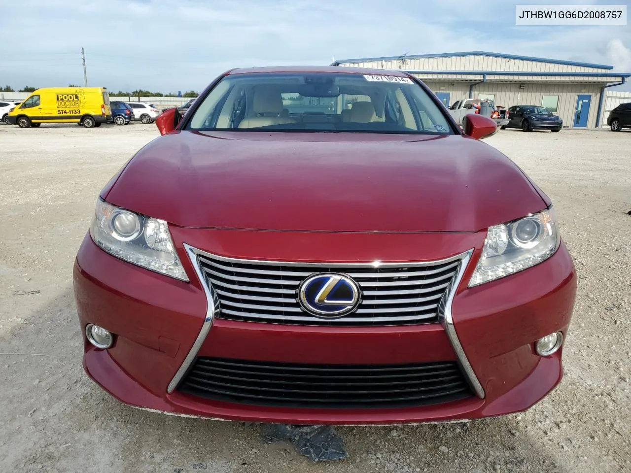 2013 Lexus Es 300H VIN: JTHBW1GG6D2008757 Lot: 73718914