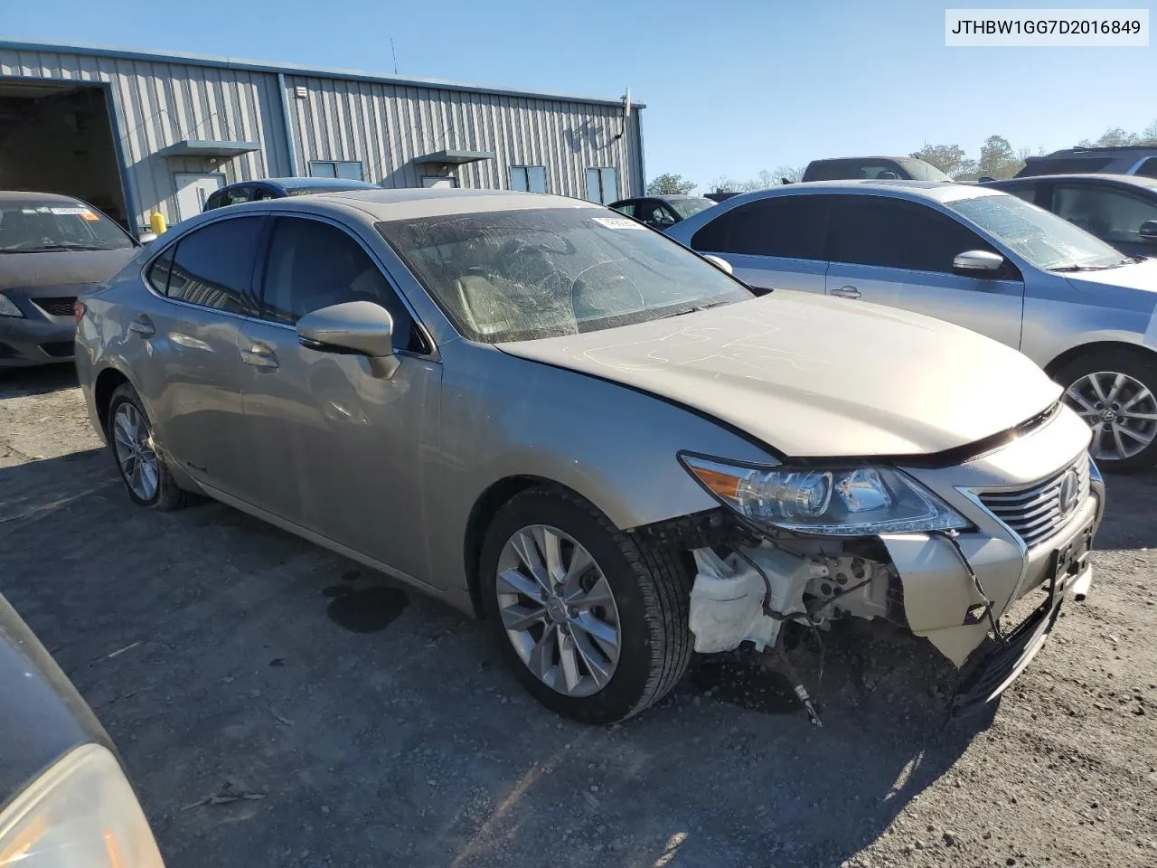 2013 Lexus Es 300H VIN: JTHBW1GG7D2016849 Lot: 74580964