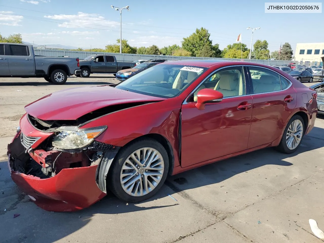 2013 Lexus Es 350 VIN: JTHBK1GG2D2050676 Lot: 74948114