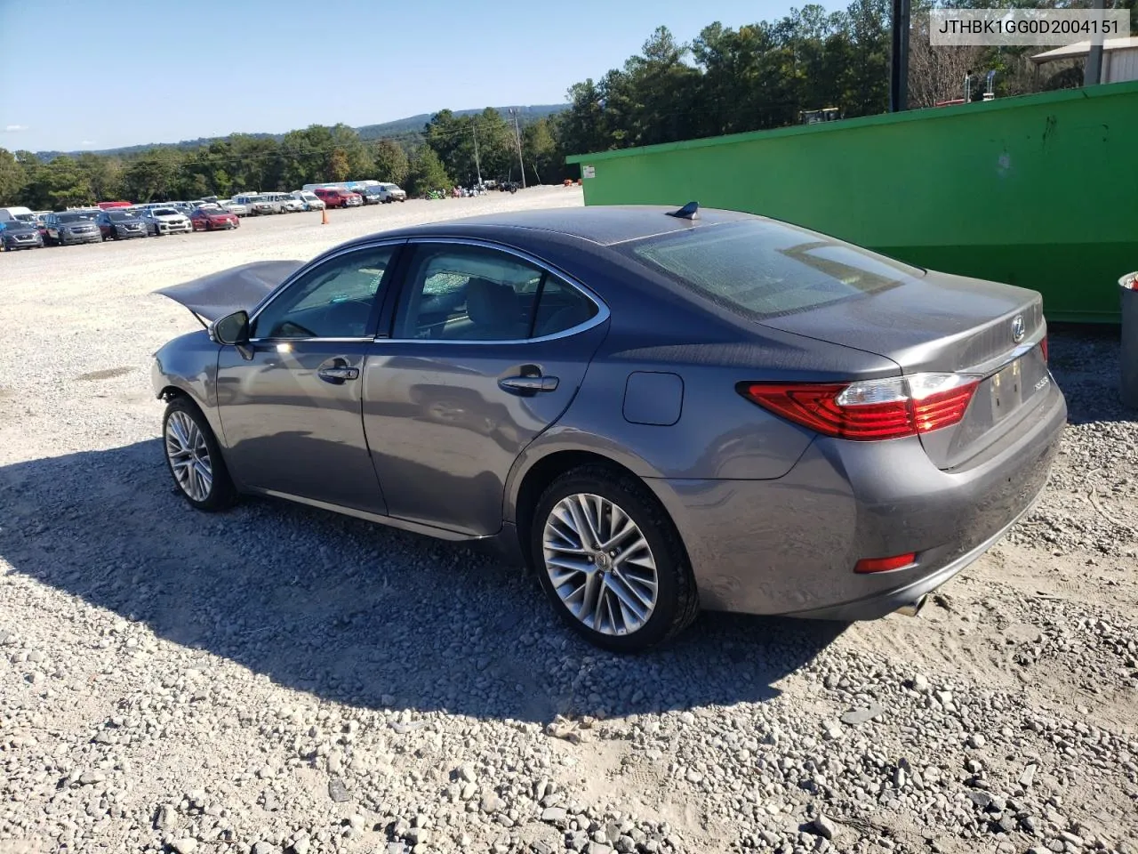 2013 Lexus Es 350 VIN: JTHBK1GG0D2004151 Lot: 75136654