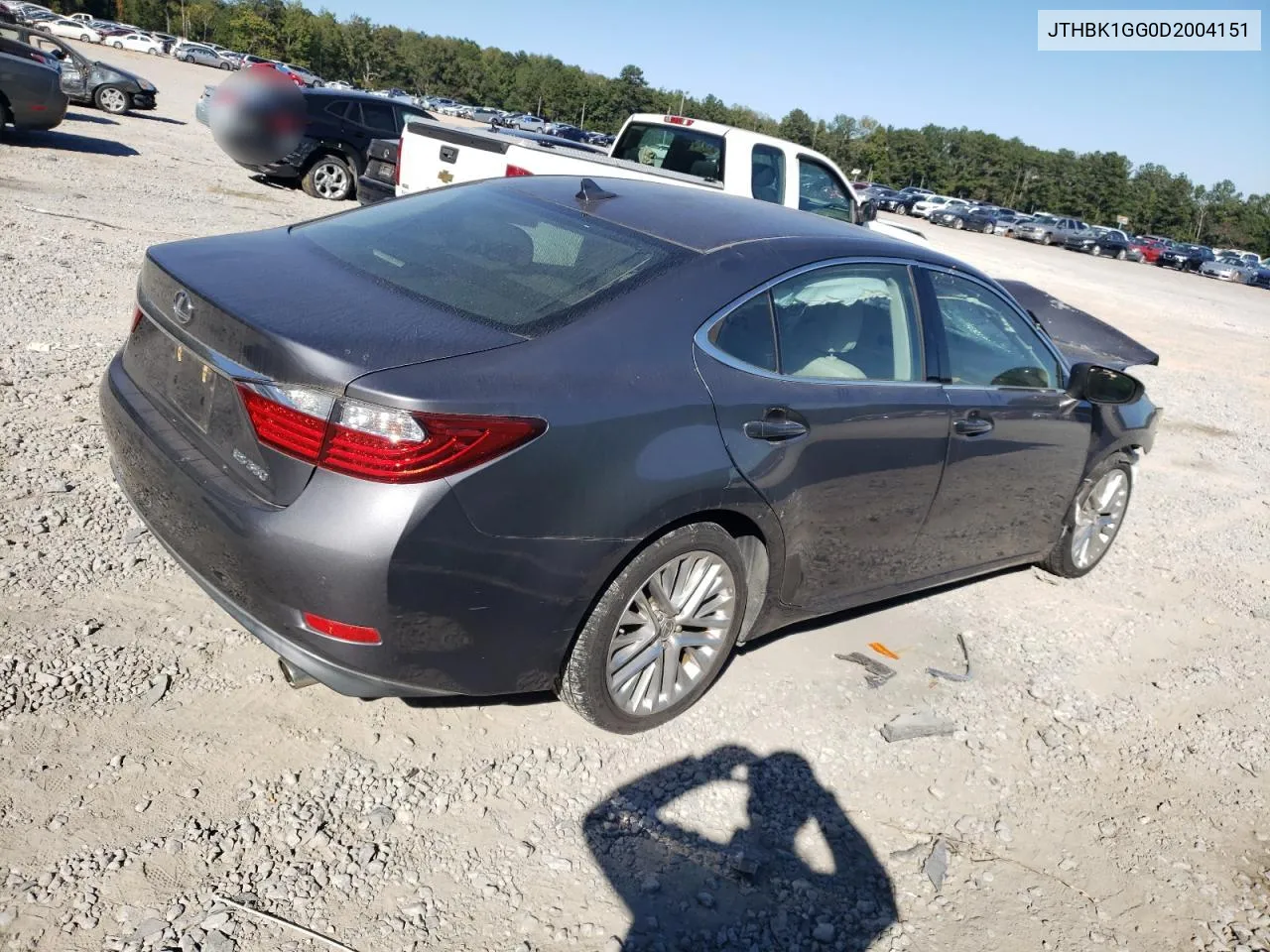 2013 Lexus Es 350 VIN: JTHBK1GG0D2004151 Lot: 75136654