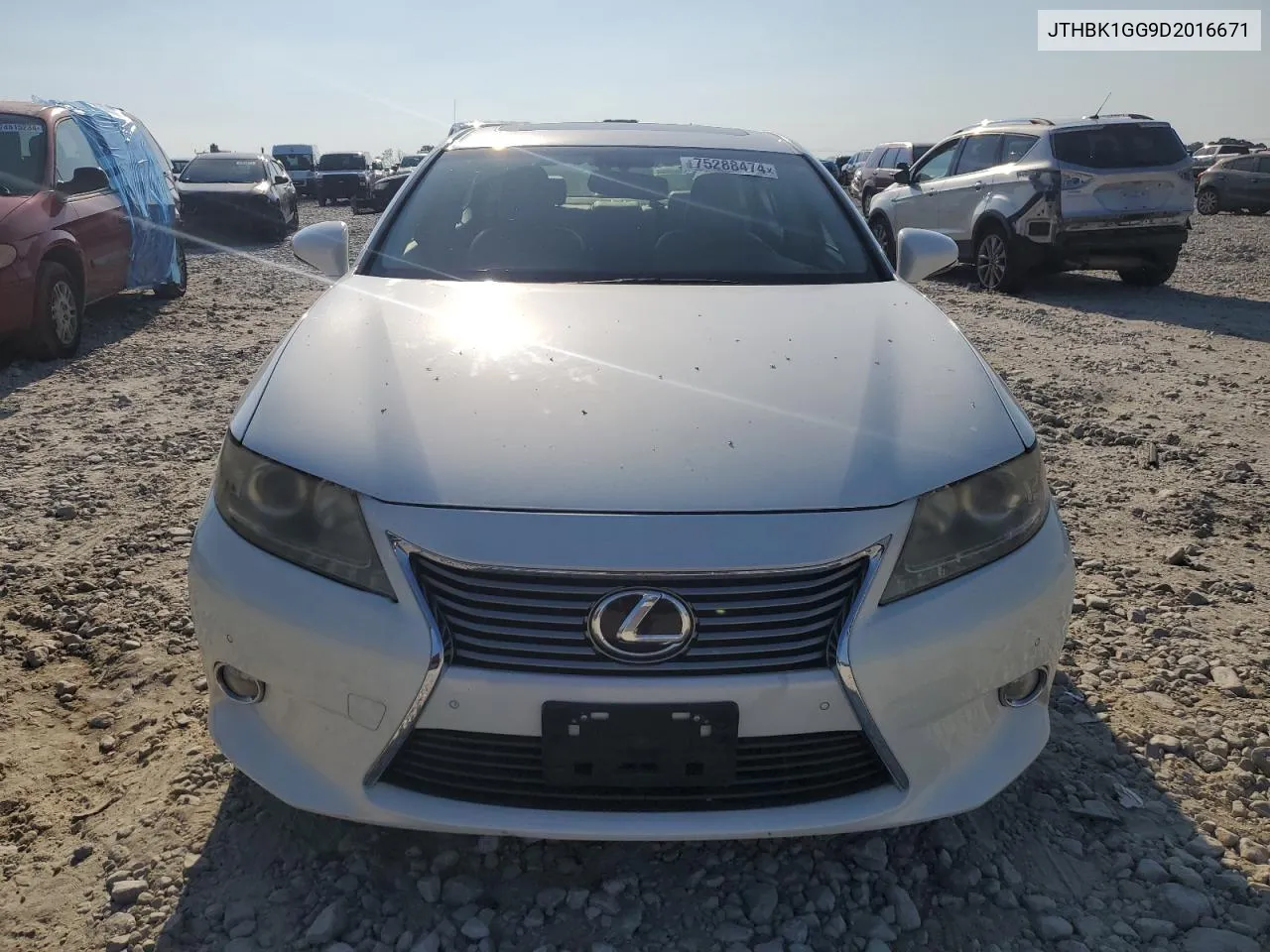 2013 Lexus Es 350 VIN: JTHBK1GG9D2016671 Lot: 75288474