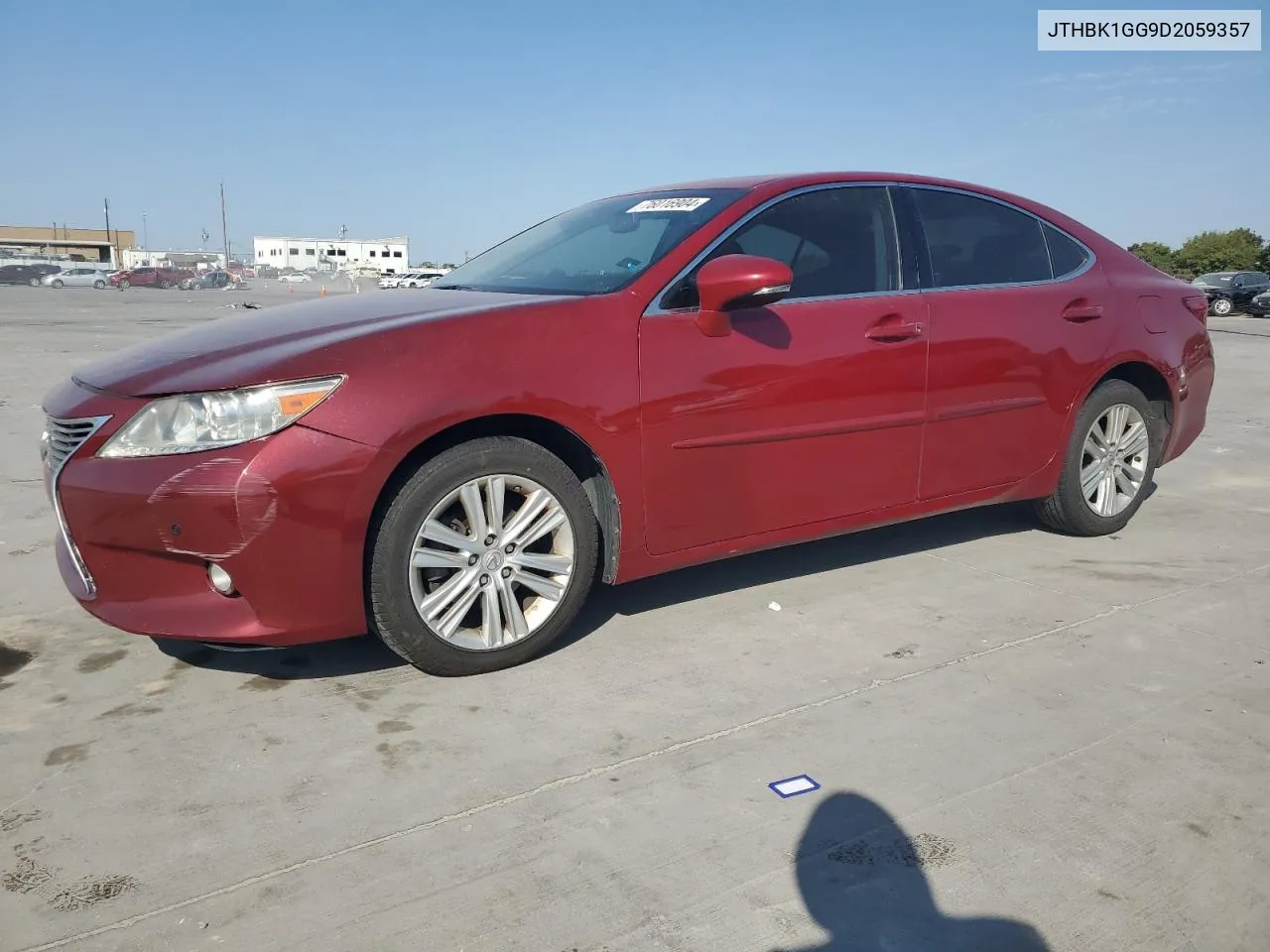 JTHBK1GG9D2059357 2013 Lexus Es 350