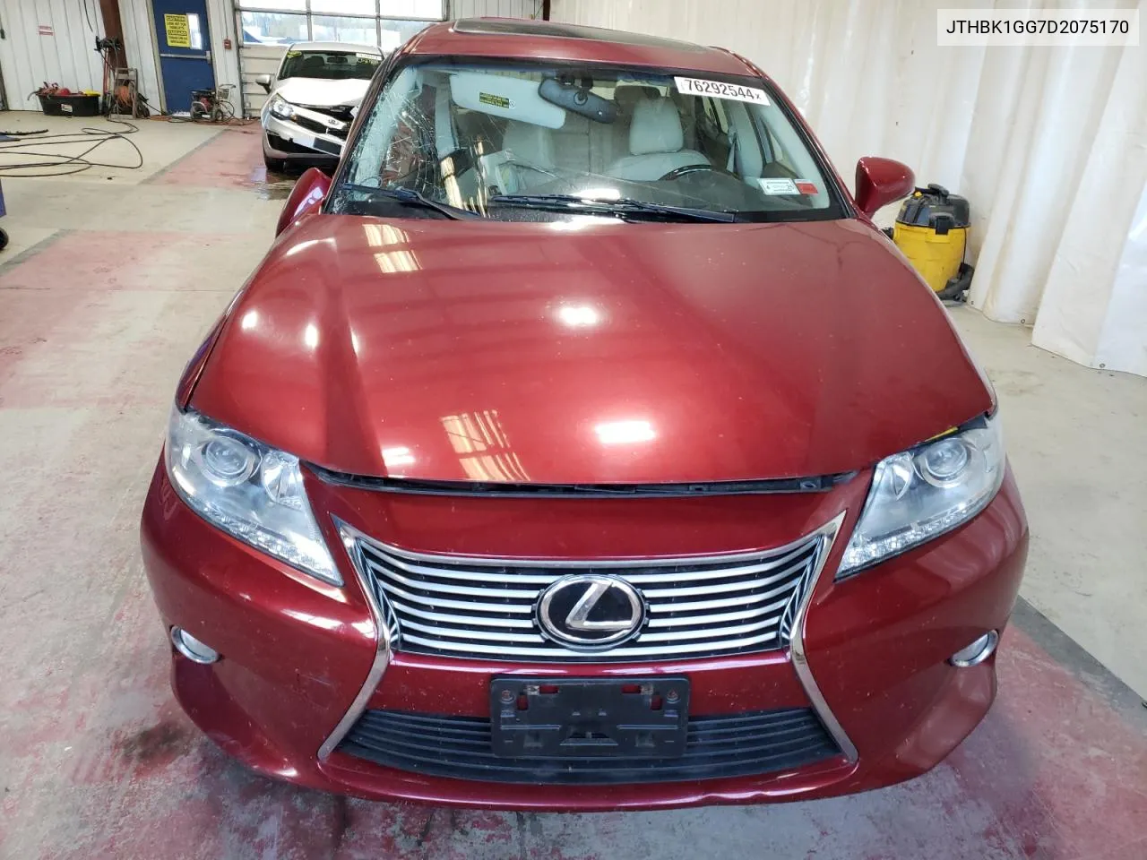 2013 Lexus Es 350 VIN: JTHBK1GG7D2075170 Lot: 76292544