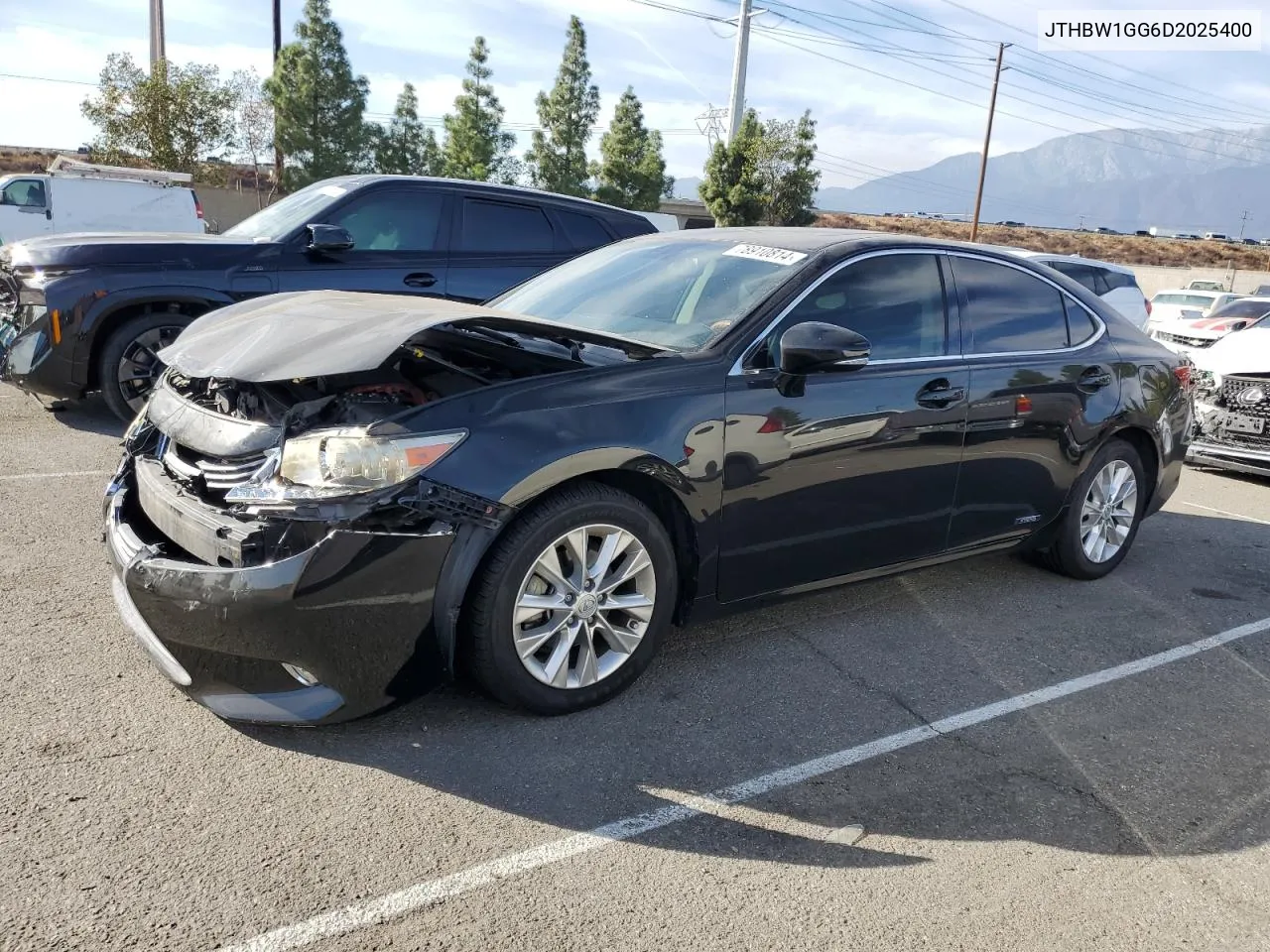 2013 Lexus Es 300H VIN: JTHBW1GG6D2025400 Lot: 78910814