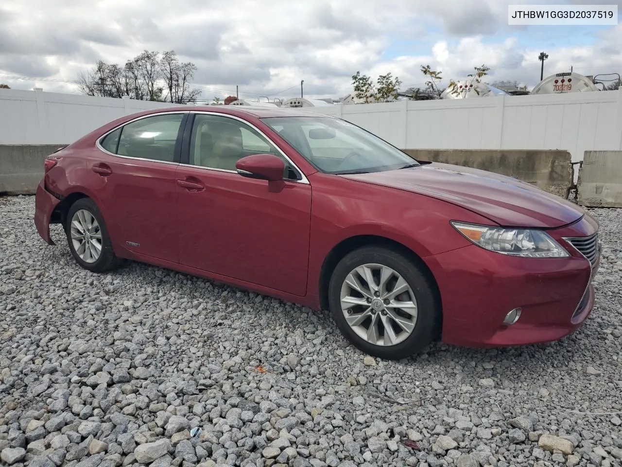 2013 Lexus Es 300H VIN: JTHBW1GG3D2037519 Lot: 79463564