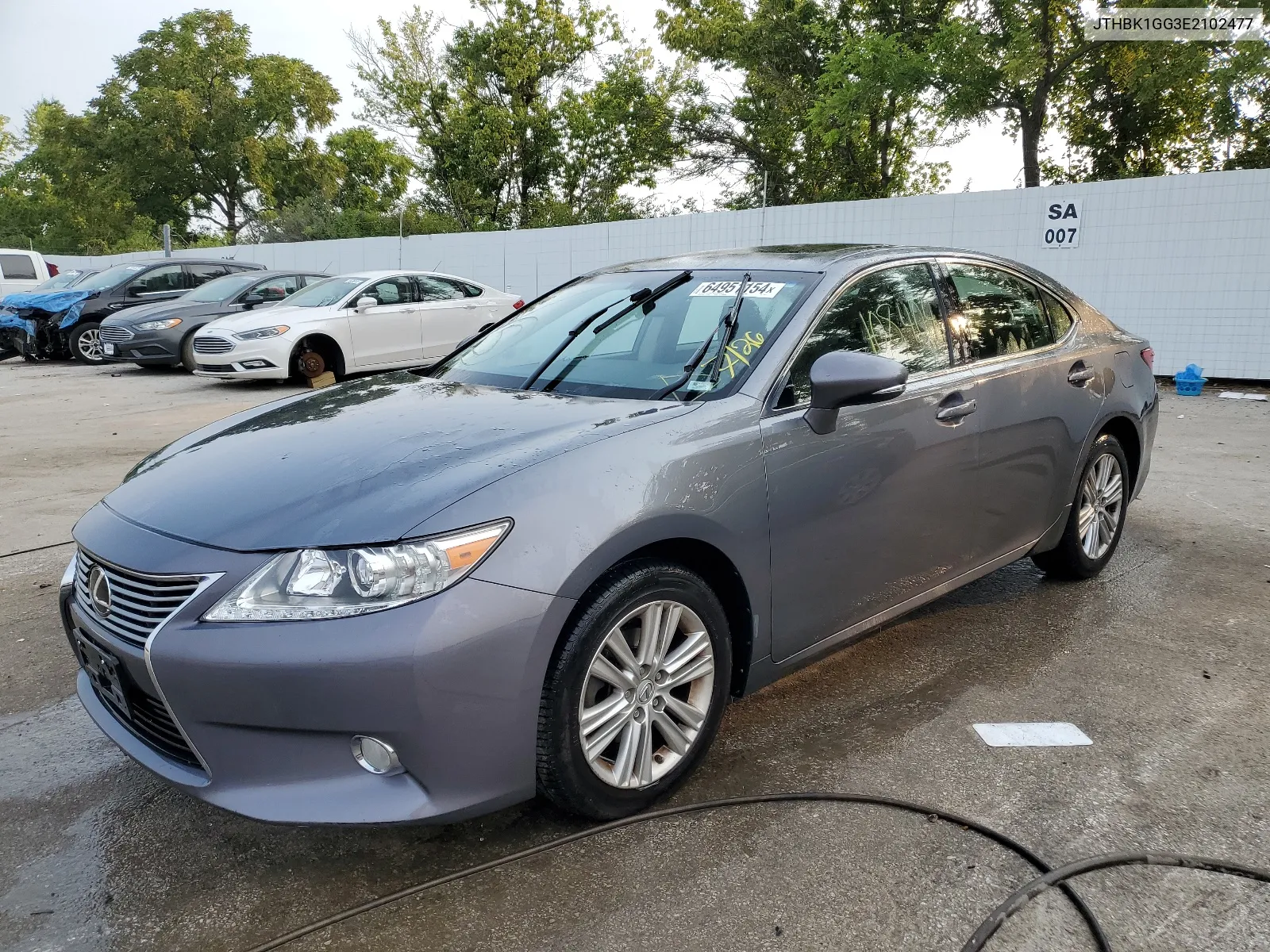 JTHBK1GG3E2102477 2014 Lexus Es 350