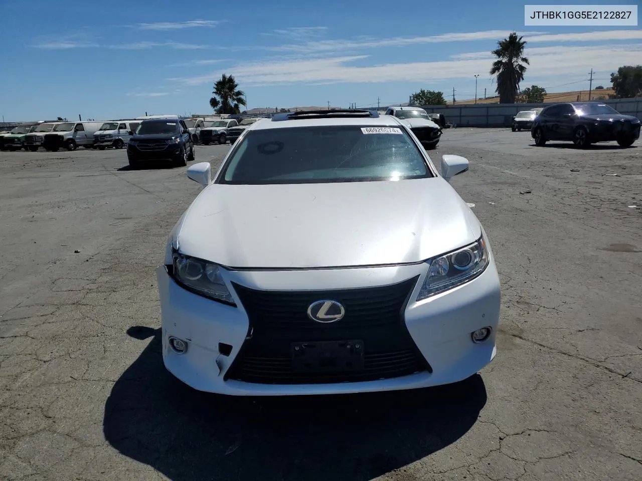 2014 Lexus Es 350 VIN: JTHBK1GG5E2122827 Lot: 66926674