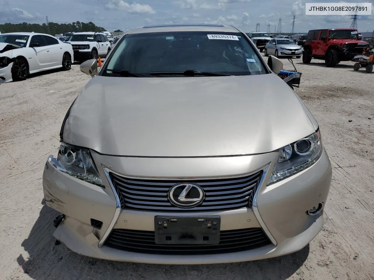 JTHBK1GG8E2097891 2014 Lexus Es 350