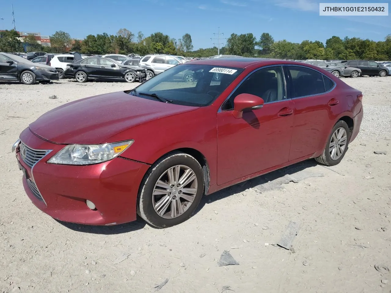 JTHBK1GG1E2150432 2014 Lexus Es 350