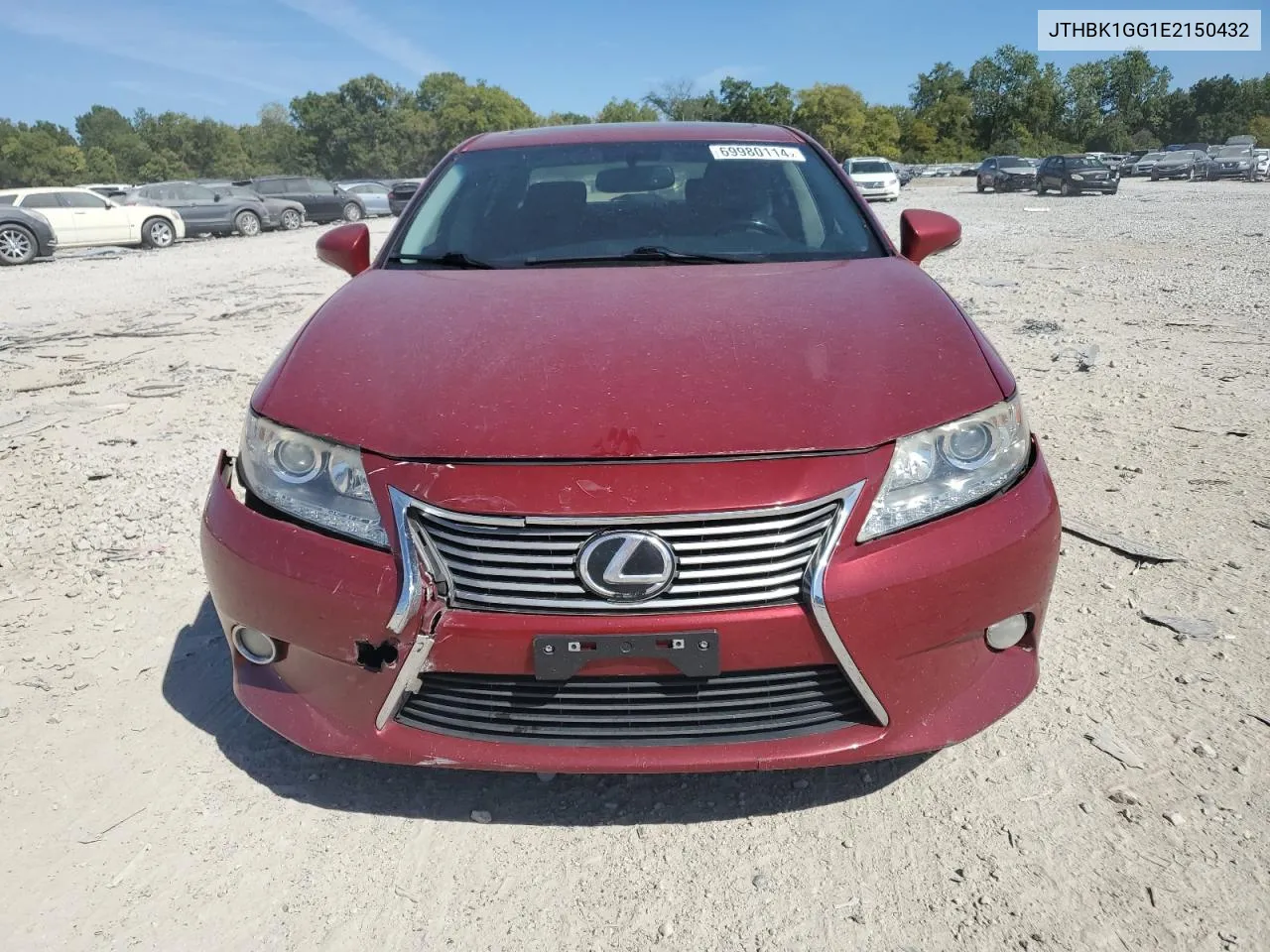 JTHBK1GG1E2150432 2014 Lexus Es 350