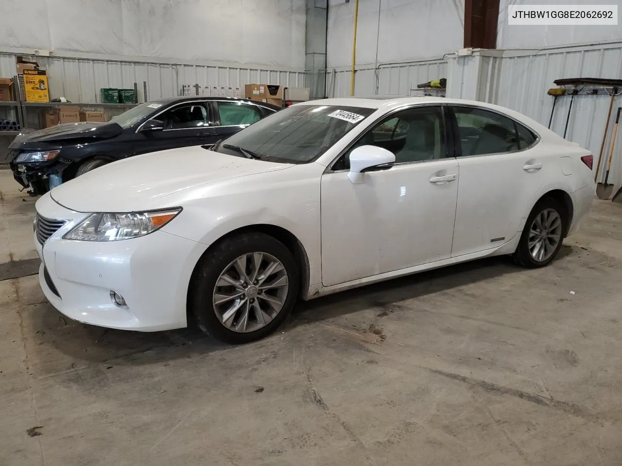 2014 Lexus Es 300H VIN: JTHBW1GG8E2062692 Lot: 70445664