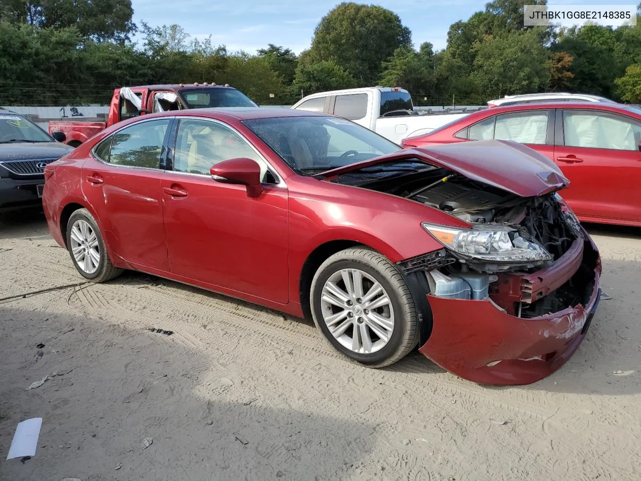 JTHBK1GG8E2148385 2014 Lexus Es 350