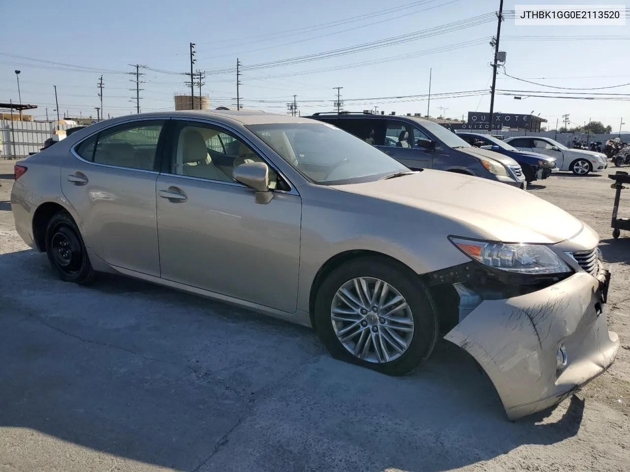 2014 Lexus Es 350 VIN: JTHBK1GG0E2113520 Lot: 71651964