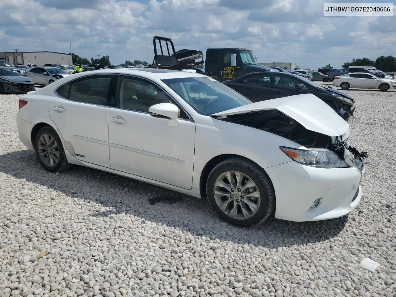 2014 Lexus Es 300H VIN: JTHBW1GG7E2040666 Lot: 71835074