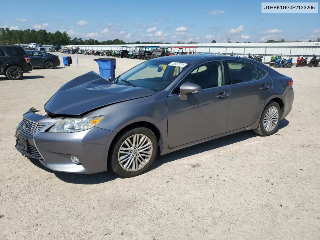 2014 Lexus Es 350 VIN: JTHBK1GG0E2123206 Lot: 73693174