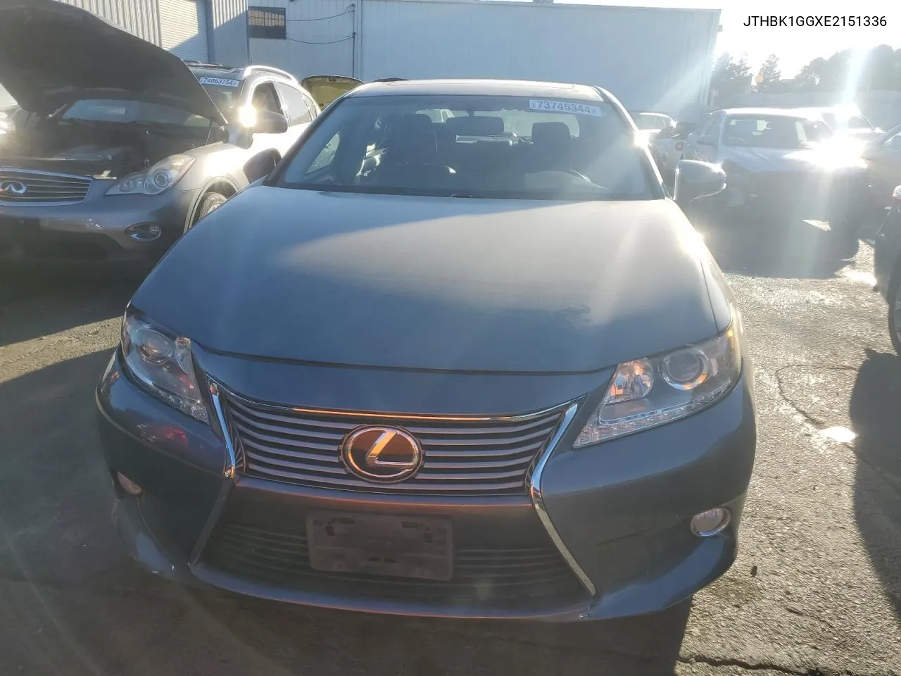 2014 Lexus Es 350 VIN: JTHBK1GGXE2151336 Lot: 73745344