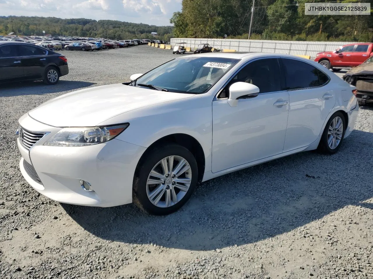 2014 Lexus Es 350 VIN: JTHBK1GG5E2125839 Lot: 74373004