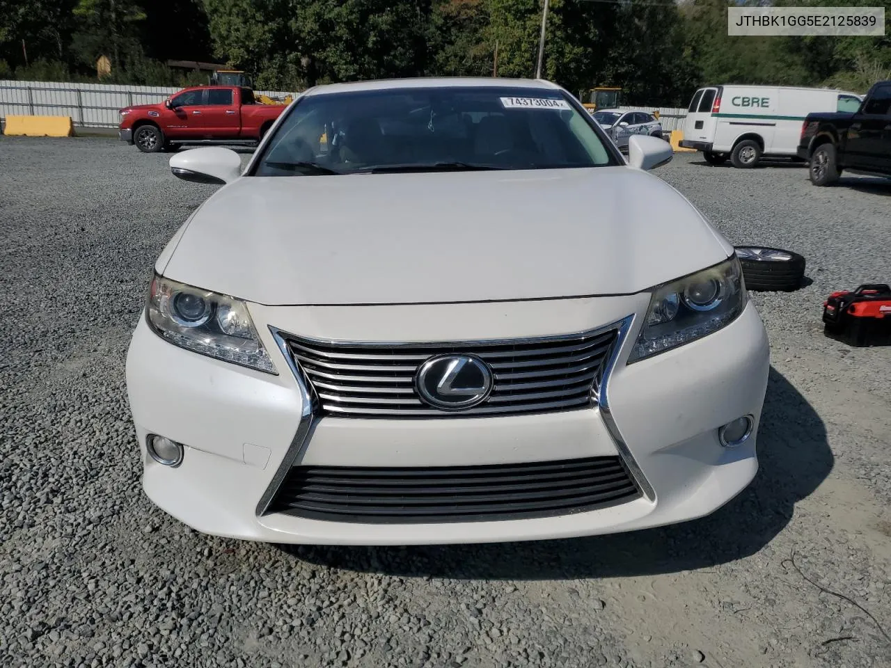 2014 Lexus Es 350 VIN: JTHBK1GG5E2125839 Lot: 74373004