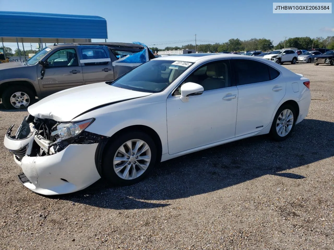 2014 Lexus Es 300H VIN: JTHBW1GGXE2063584 Lot: 74758774