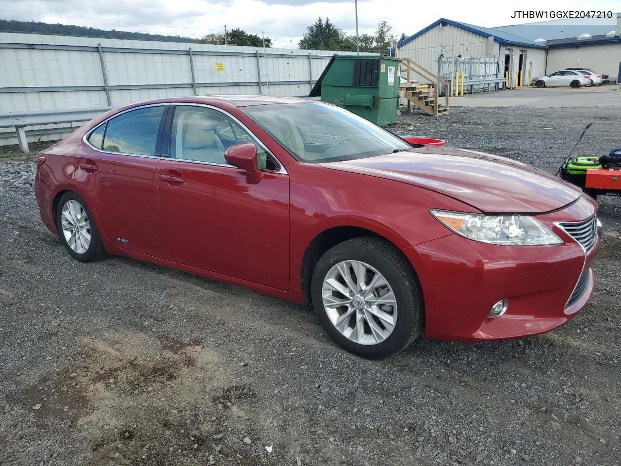 2014 Lexus Es 300H VIN: JTHBW1GGXE2047210 Lot: 75205084