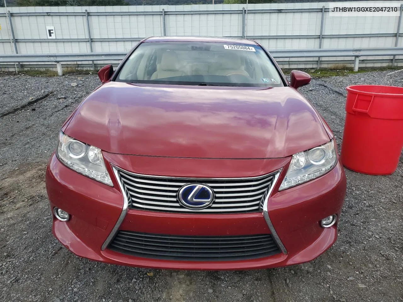 2014 Lexus Es 300H VIN: JTHBW1GGXE2047210 Lot: 75205084