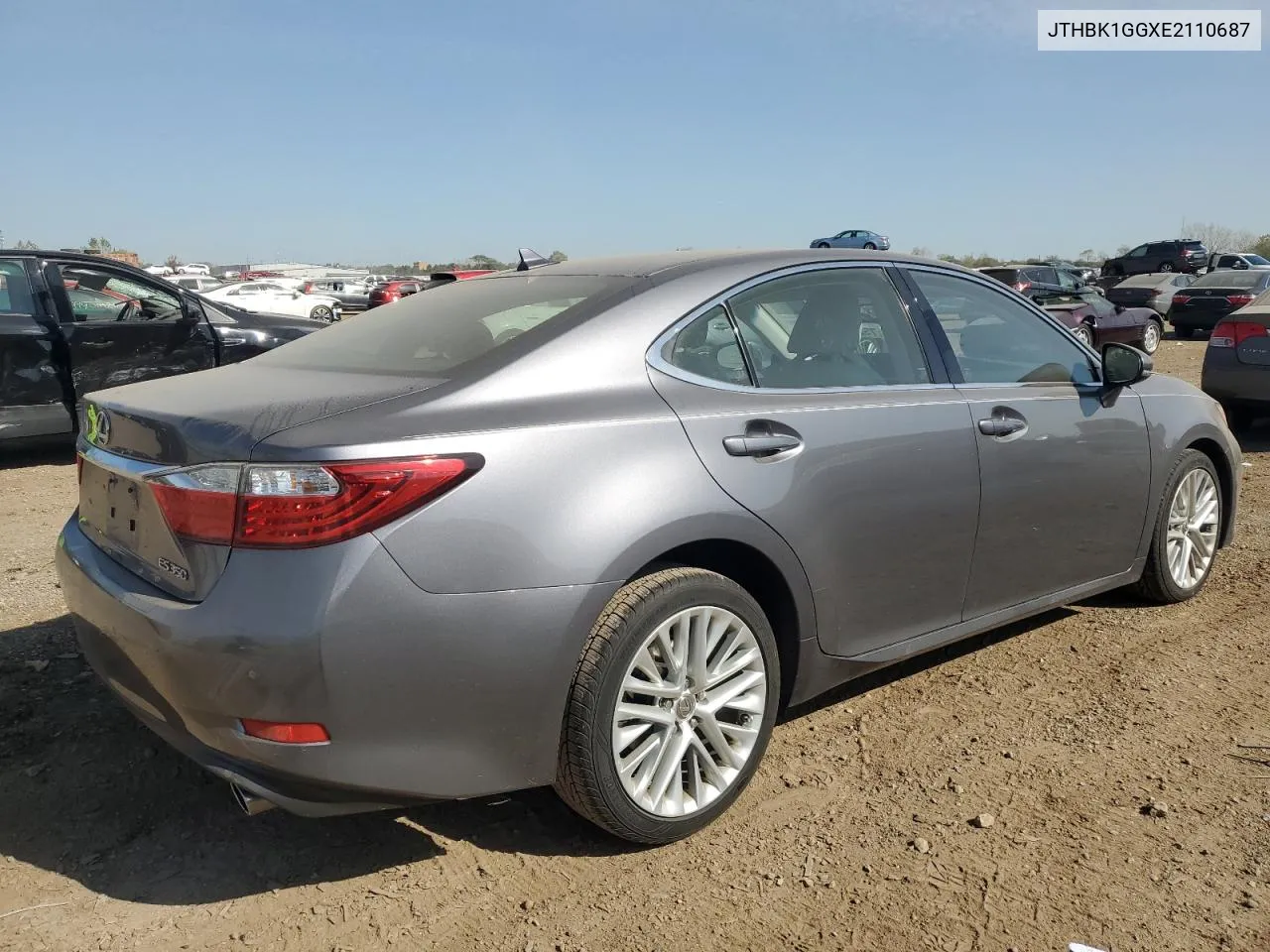 2014 Lexus Es 350 VIN: JTHBK1GGXE2110687 Lot: 75242434