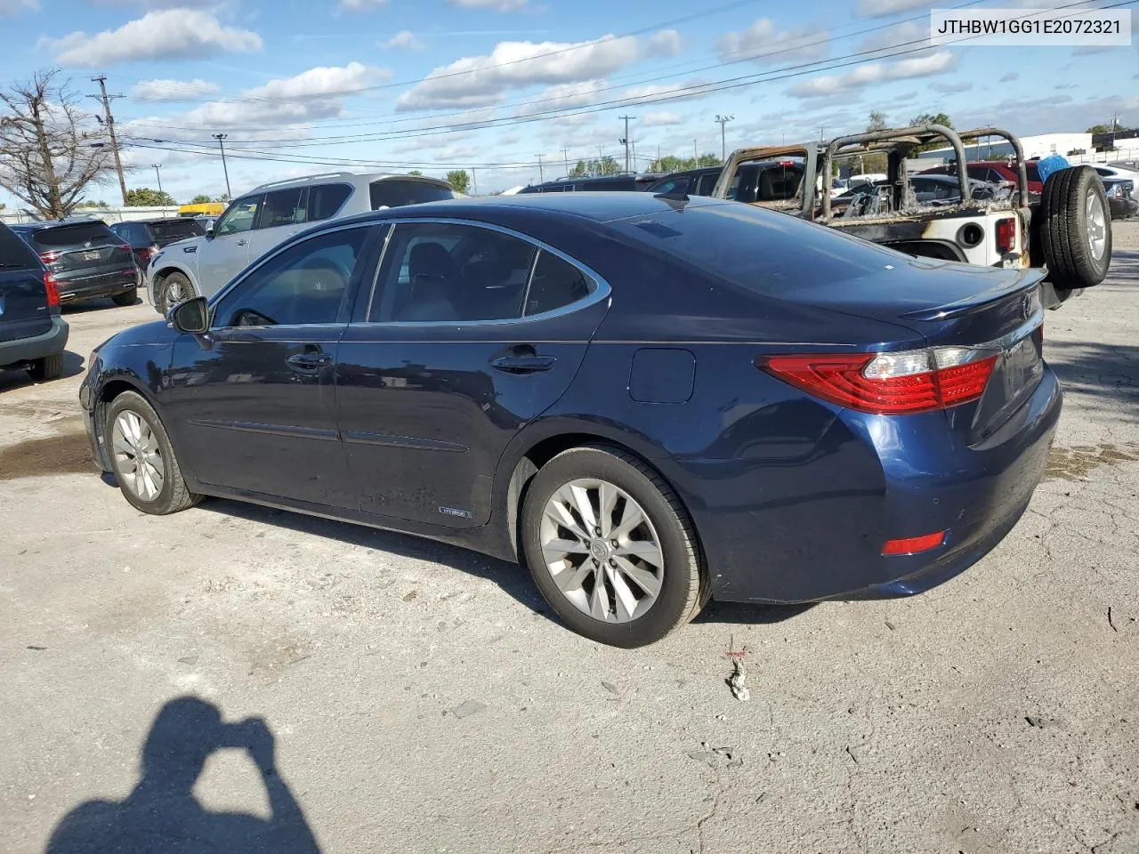 2014 Lexus Es 300H VIN: JTHBW1GG1E2072321 Lot: 75896454