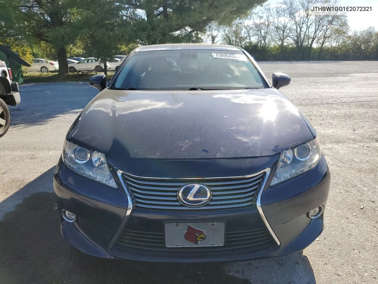 2014 Lexus Es 300H VIN: JTHBW1GG1E2072321 Lot: 75896454