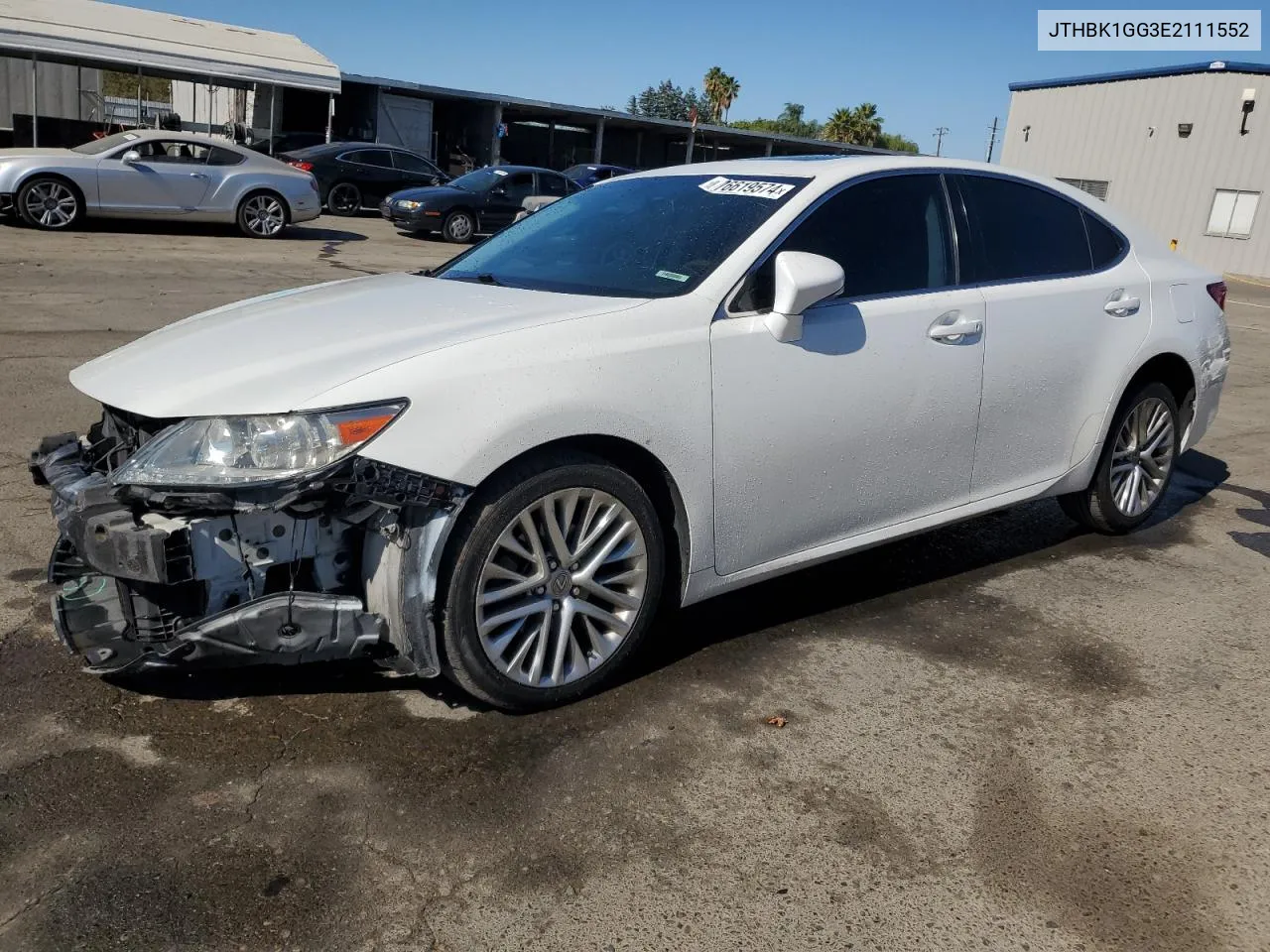 JTHBK1GG3E2111552 2014 Lexus Es 350