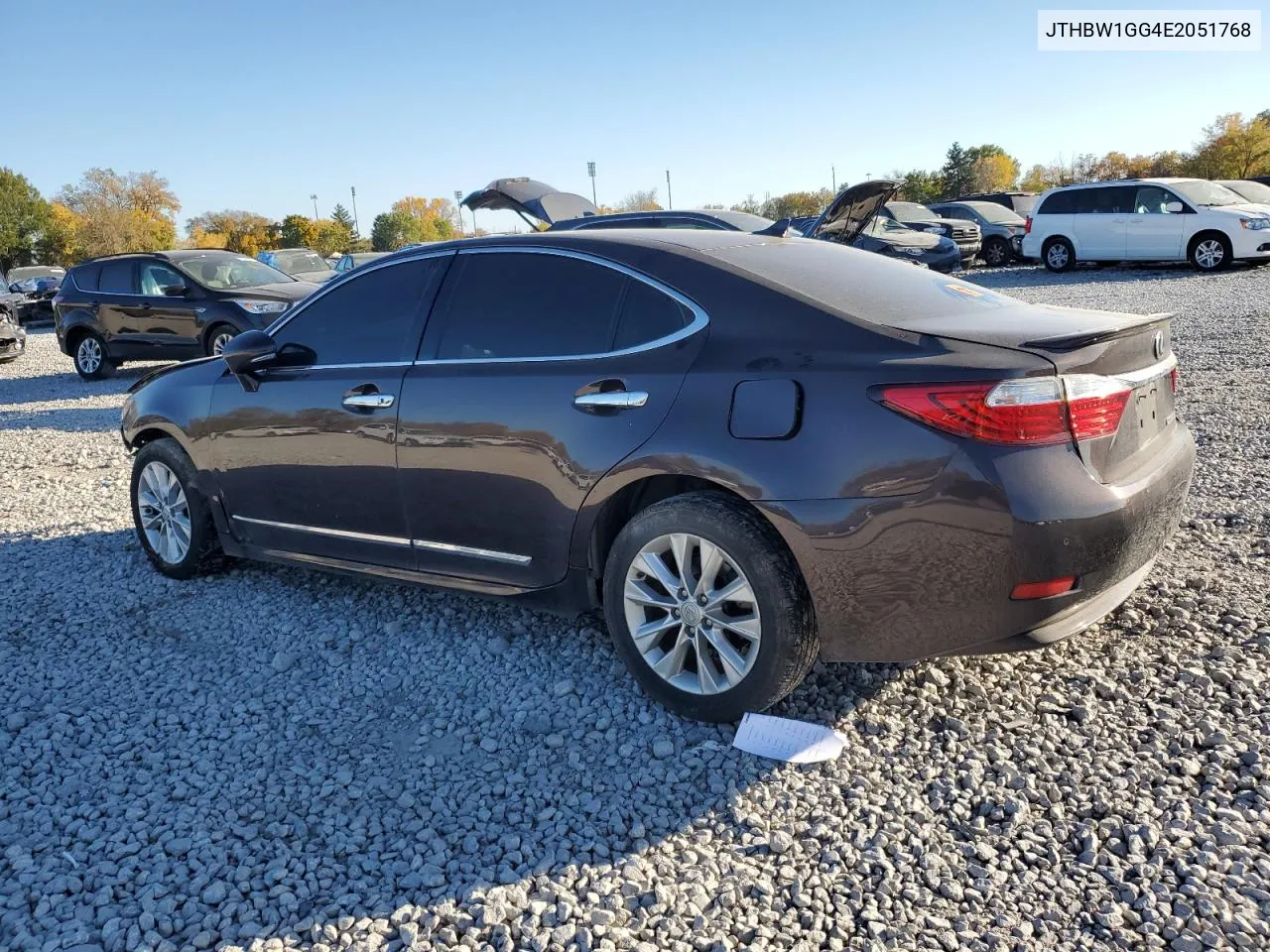 2014 Lexus Es 300H VIN: JTHBW1GG4E2051768 Lot: 77534914