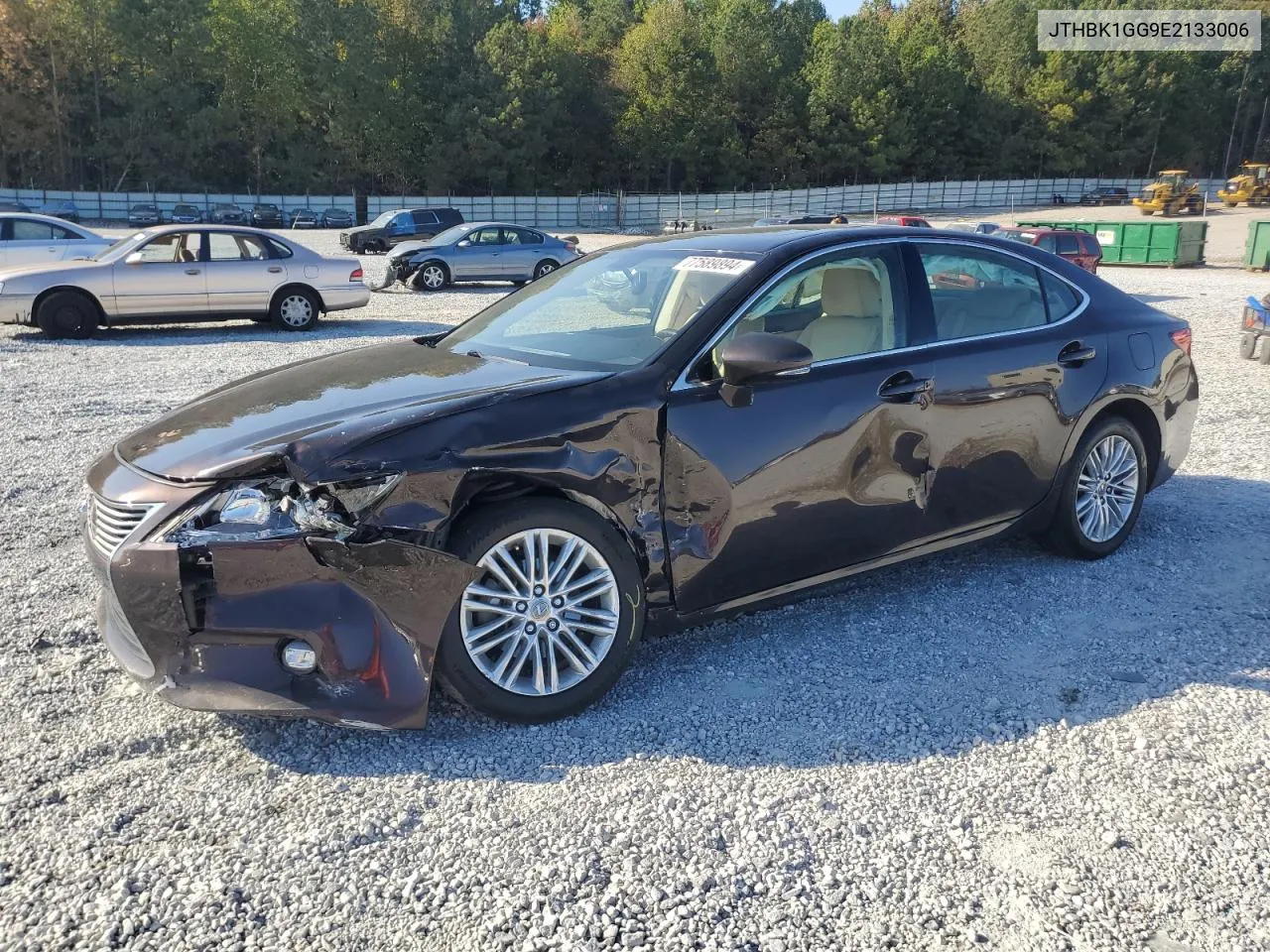 2014 Lexus Es 350 VIN: JTHBK1GG9E2133006 Lot: 77589894