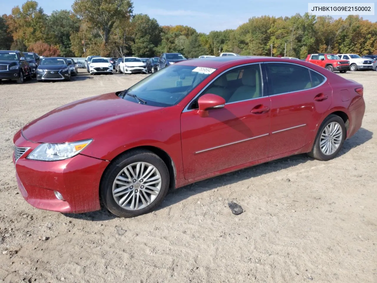 JTHBK1GG9E2150002 2014 Lexus Es 350