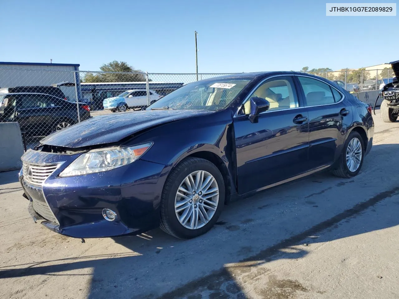 2014 Lexus Es 350 VIN: JTHBK1GG7E2089829 Lot: 77815674