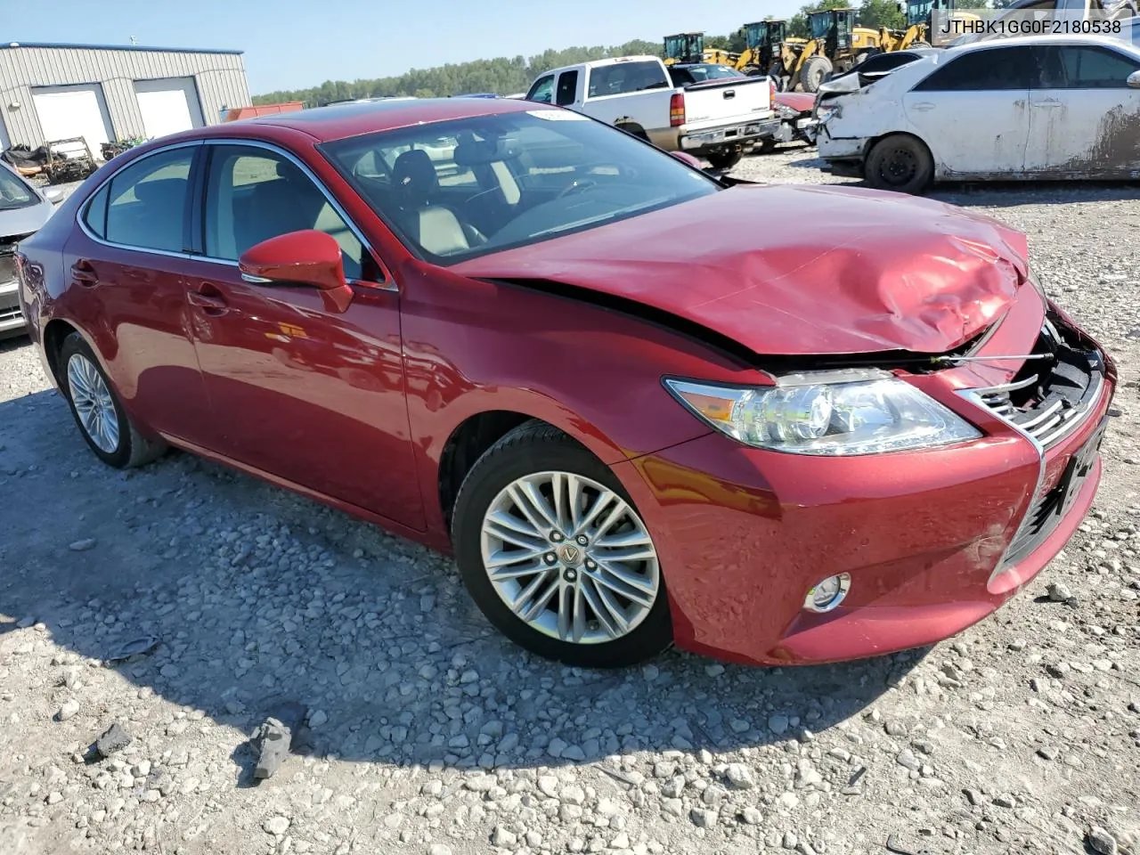 JTHBK1GG0F2180538 2015 Lexus Es 350