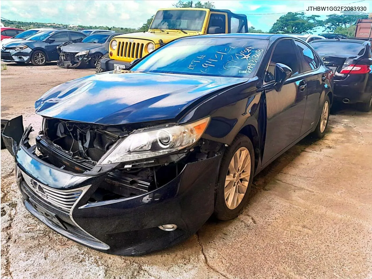 JTHBW1GG2F2083930 2015 Lexus Es 300H