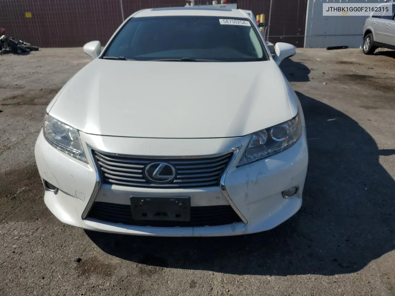 2015 Lexus Es 350 VIN: JTHBK1GG0F2162315 Lot: 58750254