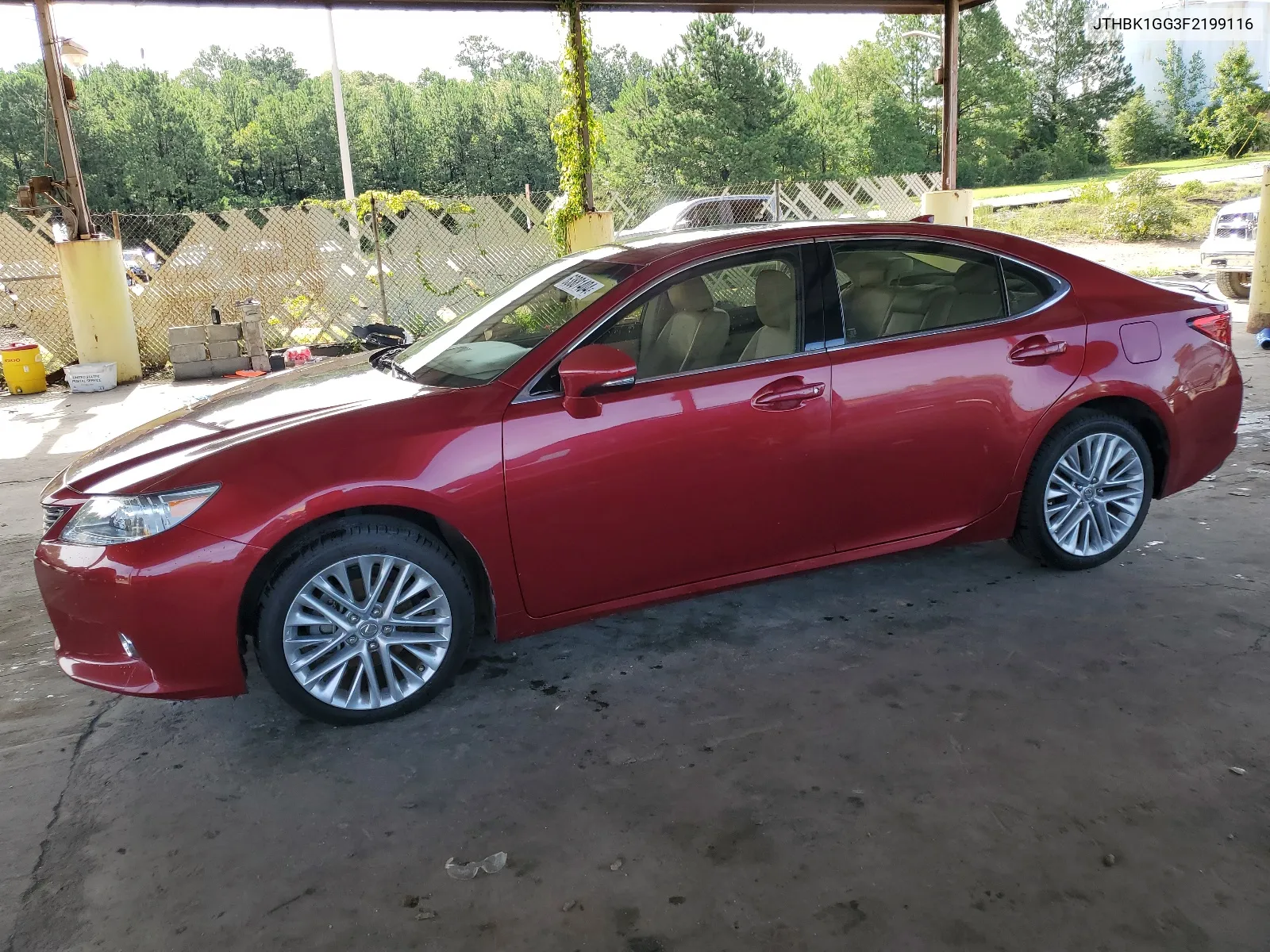 2015 Lexus Es 350 VIN: JTHBK1GG3F2199116 Lot: 63881404