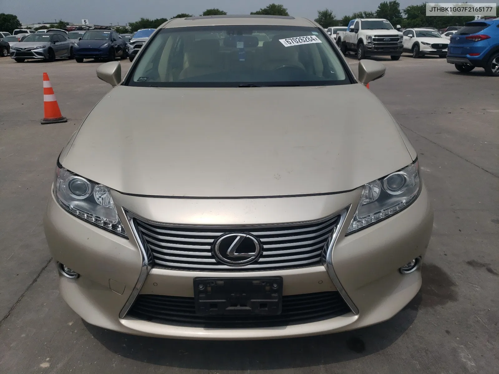 JTHBK1GG7F2165177 2015 Lexus Es 350