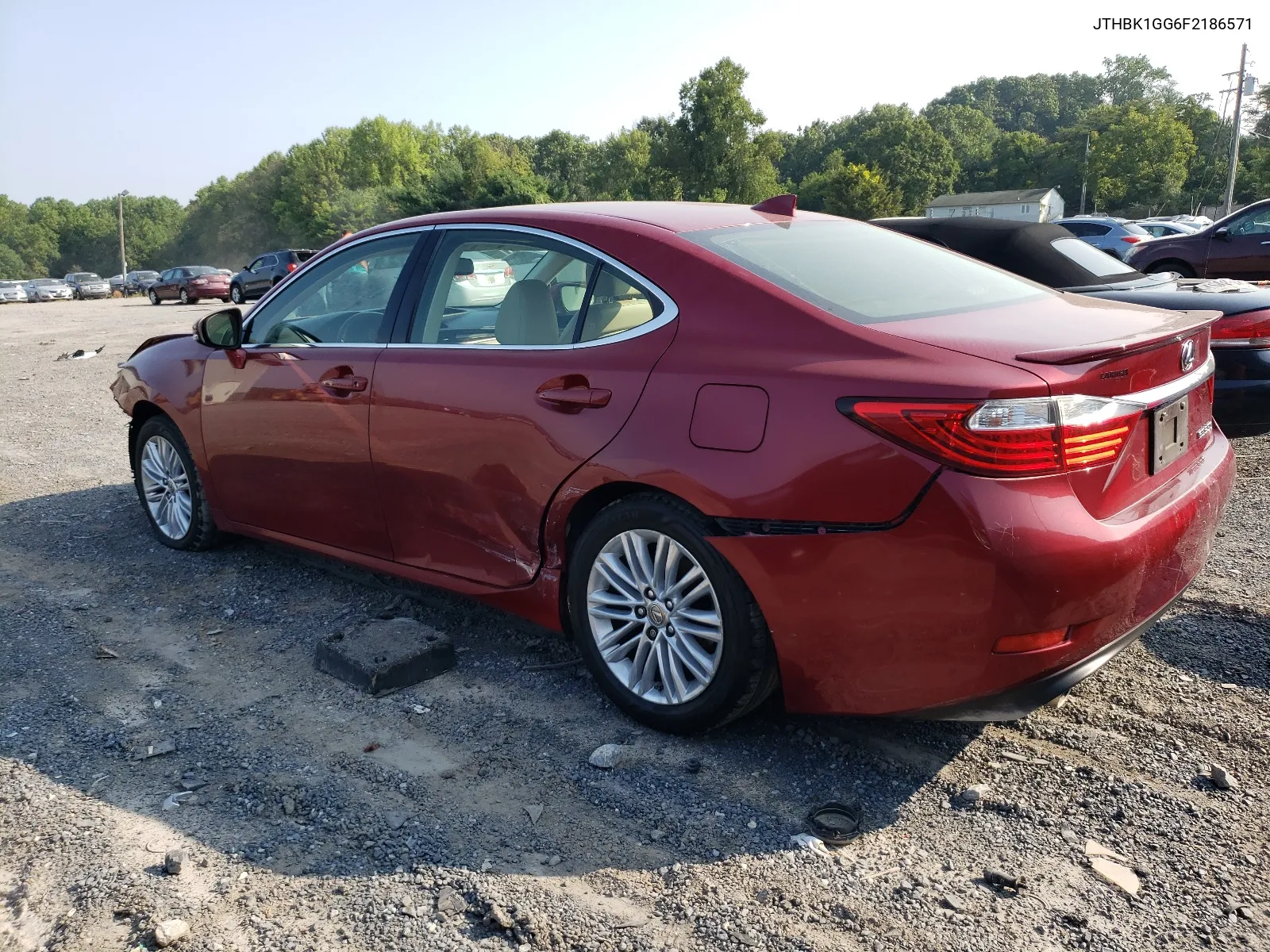 JTHBK1GG6F2186571 2015 Lexus Es 350