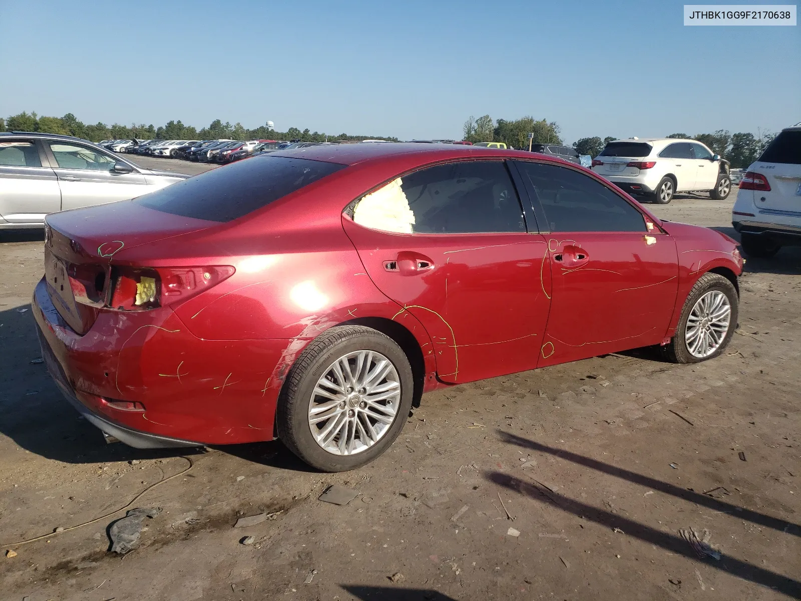 JTHBK1GG9F2170638 2015 Lexus Es 350