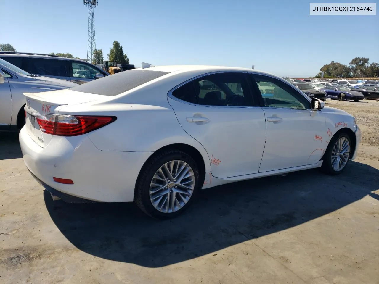 2015 Lexus Es 350 VIN: JTHBK1GGXF2164749 Lot: 71443424