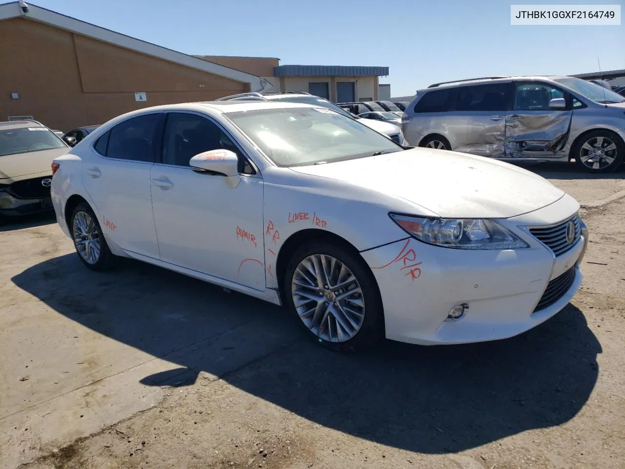 2015 Lexus Es 350 VIN: JTHBK1GGXF2164749 Lot: 71443424