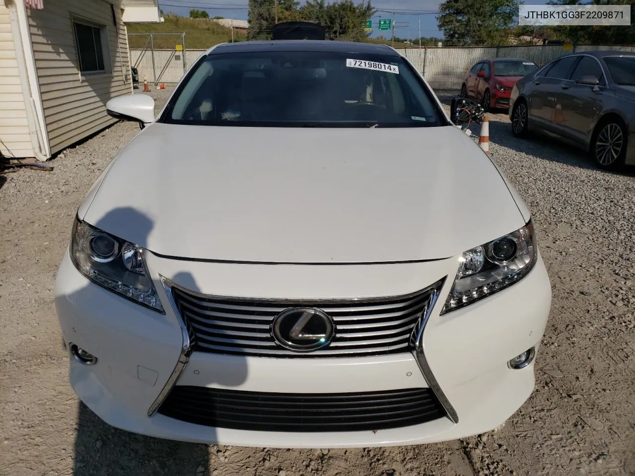 2015 Lexus Es 350 VIN: JTHBK1GG3F2209871 Lot: 72198014