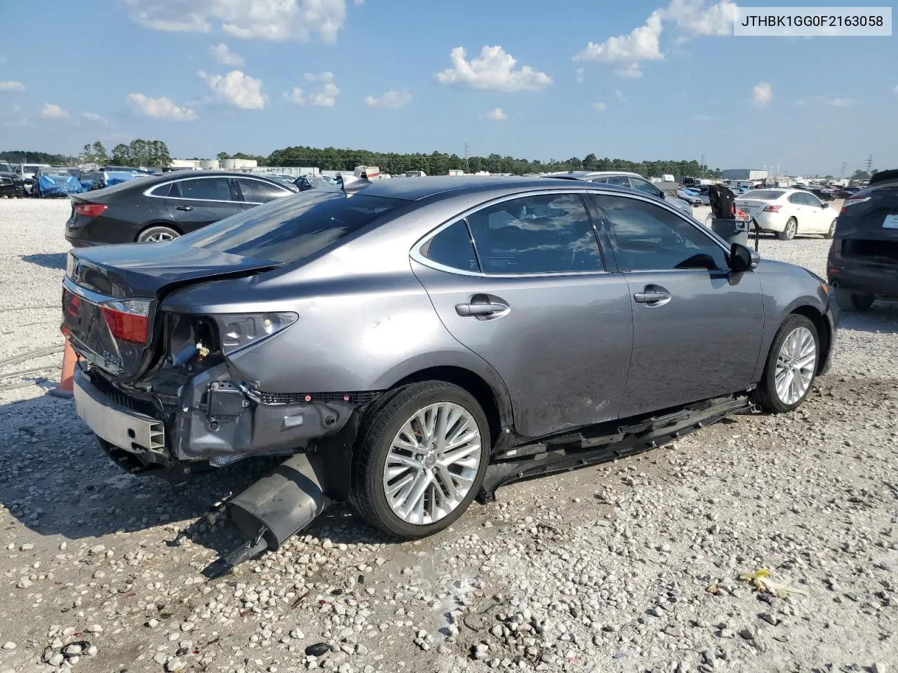 2015 Lexus Es 350 VIN: JTHBK1GG0F2163058 Lot: 72353494