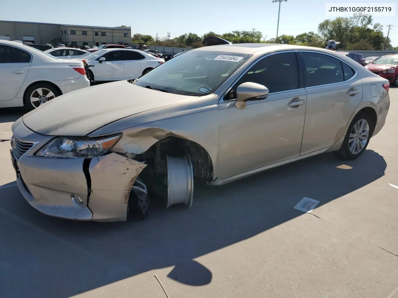 2015 Lexus Es 350 VIN: JTHBK1GG0F2155719 Lot: 72441654