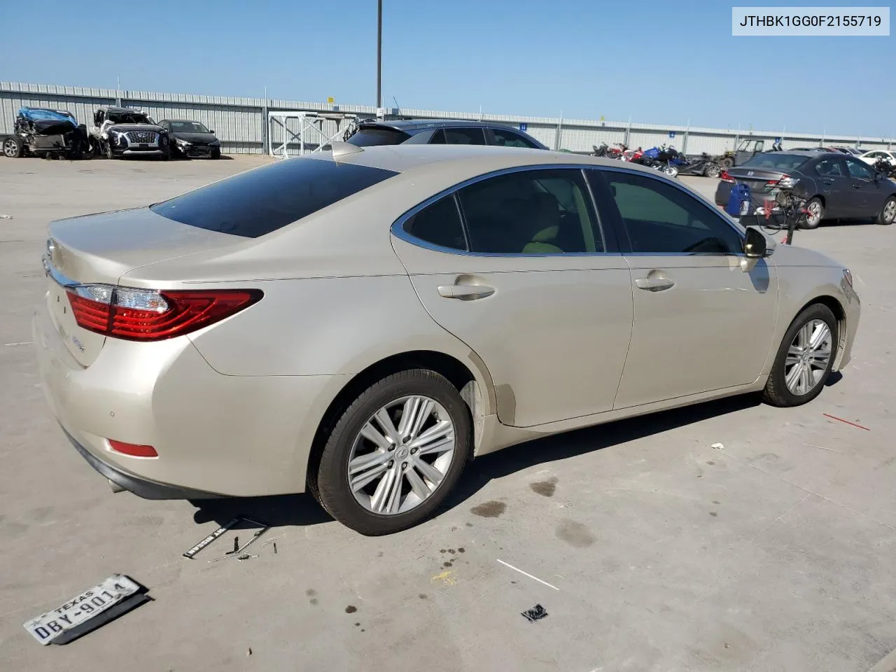 JTHBK1GG0F2155719 2015 Lexus Es 350