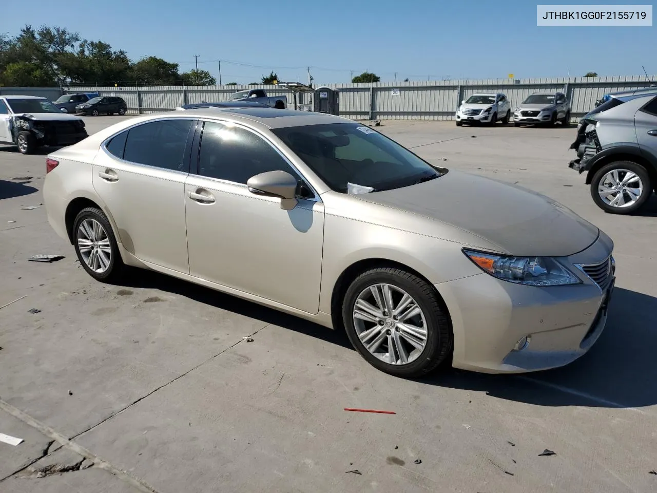 JTHBK1GG0F2155719 2015 Lexus Es 350